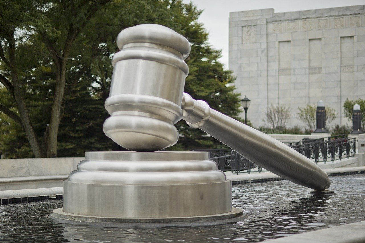 Gavel is a 2008 sculpture by Andrew F. Scott, Ohio