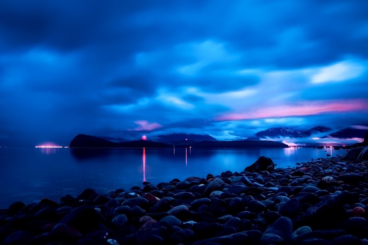 Juneau, Alaska, Sunset image.